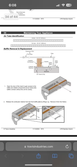[Hearth.com] NexGen Wood Insert - Missing Cat Combustor?