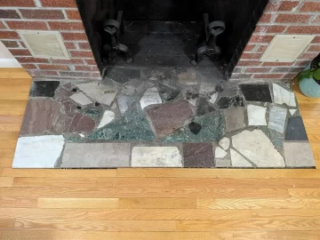 [Hearth.com] Need to repair or replace my fireplace hearth before installing new woodstove insert. Ideas?