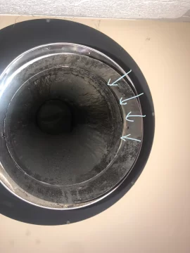 [Hearth.com] Seam coming apart at wall connection