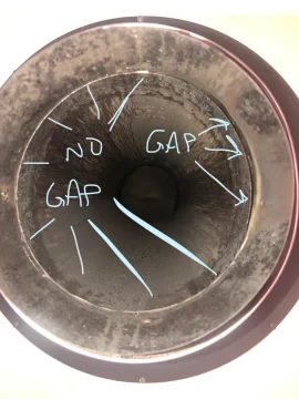 [Hearth.com] Seam coming apart at wall connection