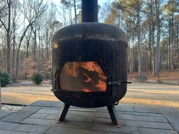 [Hearth.com] Custom Made Outdoor Firepit/Fireplace - Some Opinions Please...