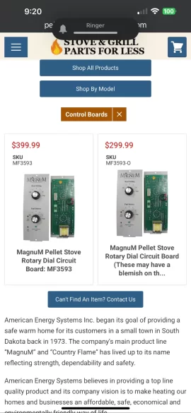 [Hearth.com] Magnum Baby Countryside DC to AC conversion