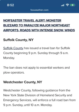 [Hearth.com] Is everyone on the north east bracing for the big Nor’Easter Blizard Conditions Sunday Night? - See snow maps