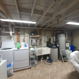 [Hearth.com] Dishwasher drain straight down into basement sink?