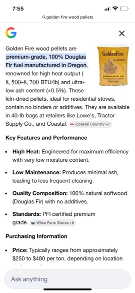 [Hearth.com] Douglas Fir in Lowes!!