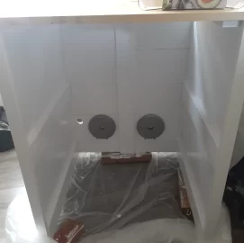 [Hearth.com] Dishwasher drain straight down into basement sink?