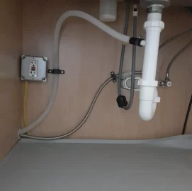 [Hearth.com] Dishwasher drain straight down into basement sink?