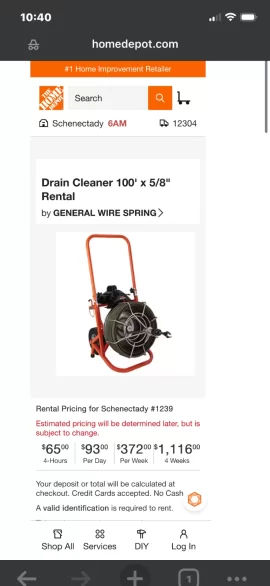 [Hearth.com] Drain snake auger recommendations?