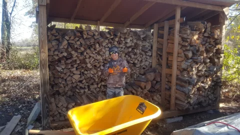 [Hearth.com] Shed for seasoned wood