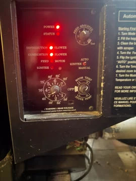 [Hearth.com] Harman P61 Esp light on fan on full