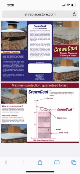 [Hearth.com] Does a good crown coat keep water from seeping in?