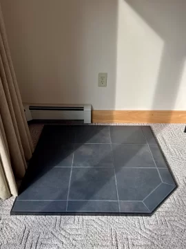 [Hearth.com] Brand-new hearth pad for propane stove