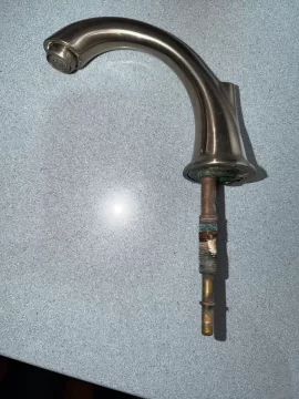 [Hearth.com] Bathroom pedestal sink faucet replacement according to TOH not the plumbers friend. Has anyone done this?