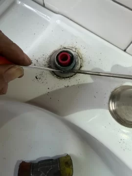 [Hearth.com] Bathroom pedestal sink faucet replacement according to TOH not the plumbers friend. Has anyone done this?