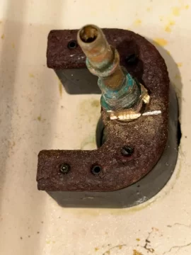 [Hearth.com] Bathroom pedestal sink faucet replacement according to TOH not the plumbers friend. Has anyone done this?