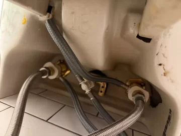 [Hearth.com] Bathroom pedestal sink faucet replacement according to TOH not the plumbers friend. Has anyone done this?