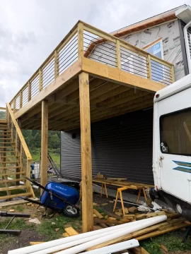 [Hearth.com] Help with wood storage under deck. Thoughts?