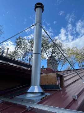 [Hearth.com] Chimney pipe: one long vs multiple short pipe sections (for ease of cleaning)?