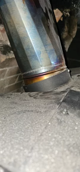 [Hearth.com] Improper flue collar installation?