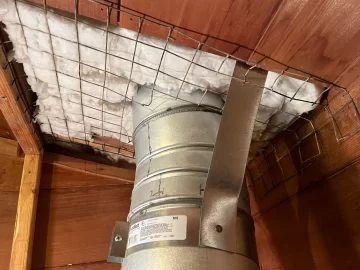 [Hearth.com] Ceramic Insulation around chimney pipe at roof penetration -- is this OK?