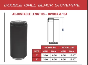 [Hearth.com] Adjustable double wall adapter or slip pipe?