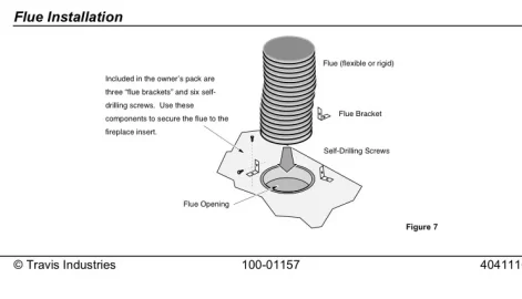 [Hearth.com] Lopi Insert Flue Connection