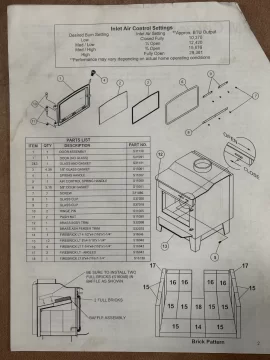 [Hearth.com] Baffle for Century S274E
