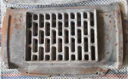 [Hearth.com] Jotul F3 CB – Two different bottom grate designs (18 vs 38 holes) and repairing cracked cast iron