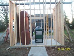 Boiler shed construction pics