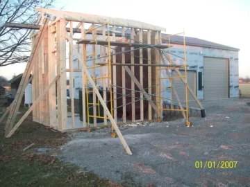 [Hearth.com] Boiler shed construction pics