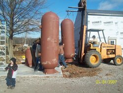 Boiler shed construction pics