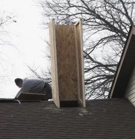 Attic chimney vent needs more insulation+vents?