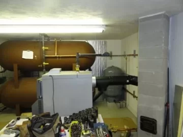 [Hearth.com] Installation underway- VIGAS 40 with storage