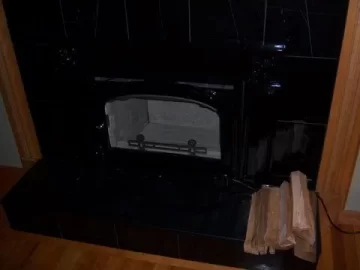 [Hearth.com] It's like they built the hearth to match the stove