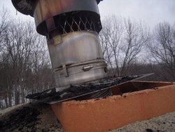 Insulating a Stainless Steel Pipe, Block off plate and Chimney Cap Issues
