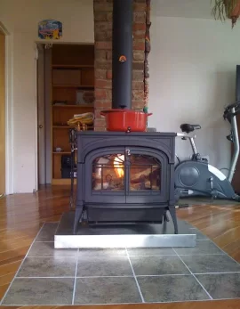 [Hearth.com] Durock hearth platform with stainless (renamed) NOW WITH PHOTO
