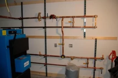 [Hearth.com] Expansion tank location hang or floor? Pictures