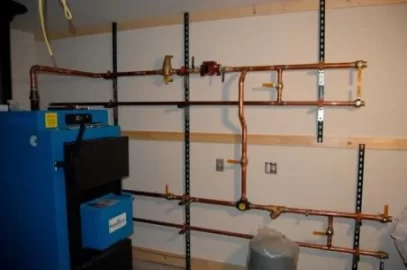[Hearth.com] Expansion tank location hang or floor? Pictures