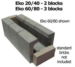 EKO Updated Combustion Chamber Bricks for EKO 25 / 40