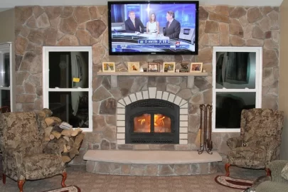 [Hearth.com] New Fireplace Finally in~ Pics!!