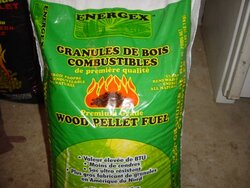 Energex and Fireside ultra pellets