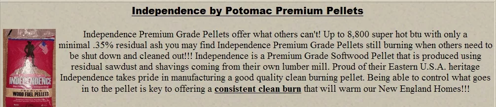 [Hearth.com] independence pellets