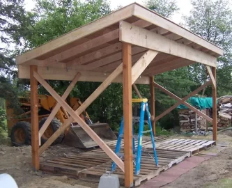[Hearth.com] Building wood shed, which direction should the open wall(s) face?