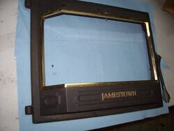 Jamestown J2001T pellet stove insert...broken glass