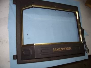 [Hearth.com] Jamestown J2001T pellet stove insert...broken glass