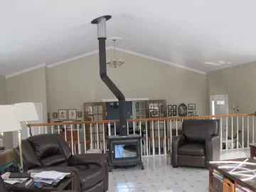 [Hearth.com] Great room with 20ft metalbestos pipe?