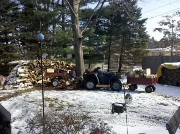 [Hearth.com] Hauled and Split today before the big storm!