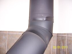 Lots of smoke from stove pipe curing?