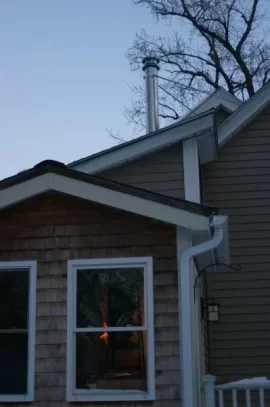 [Hearth.com] DuraPlus Basic Kit through a cathedral ceiling