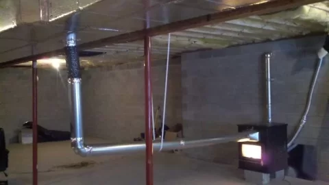 [Hearth.com] new to stove, uninsulated basement , pics of setup